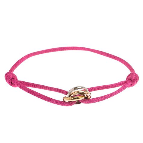 cartier three band bracelet|cartier pink gold bracelets.